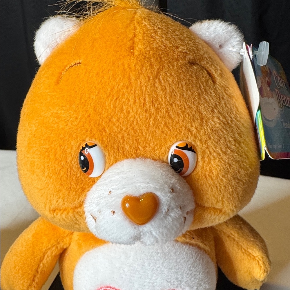 Care Bears Tenderheart Bear Orange Plush NWT 10” Heart Belly - Picture 5 of 7